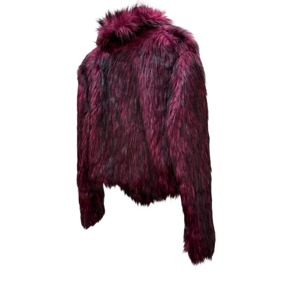 Dramatic Faux Fur Goth Jacket – M - Picture 10 of 17